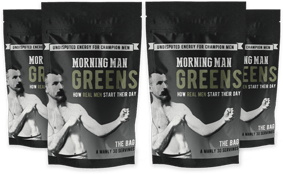 Morning Man Greens - Four Bag Supply